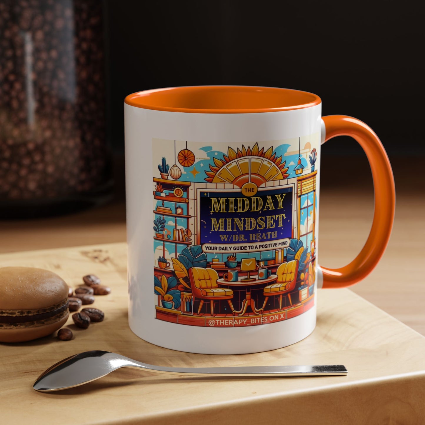 Midday Mindset Coffee Mug - Positive Vibes for Daily Motivation
