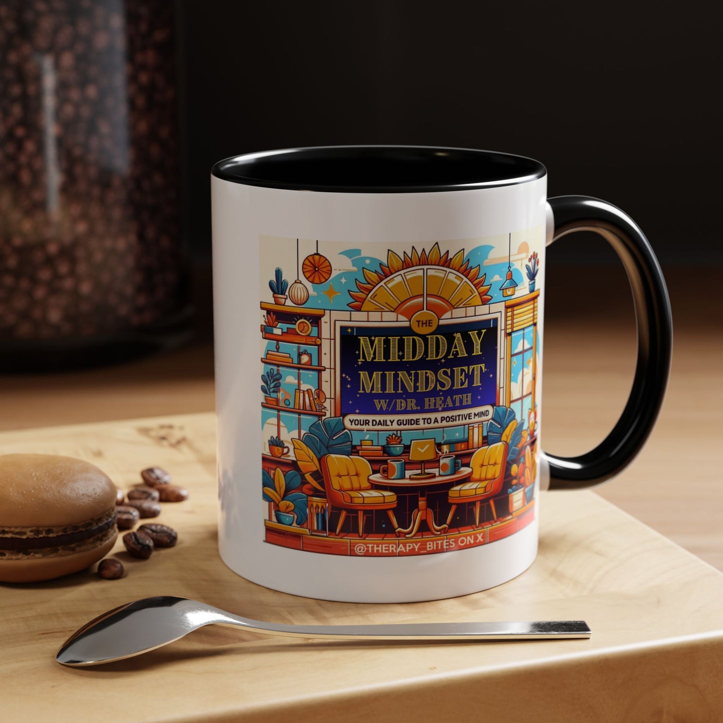 Midday Mindset Coffee Mug - Positive Vibes for Daily Motivation