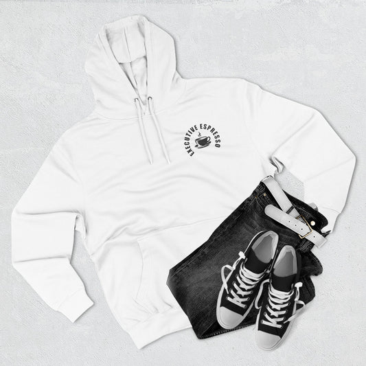 Executive Espresso Fleece Hoodie - Caffeinated Conversations
