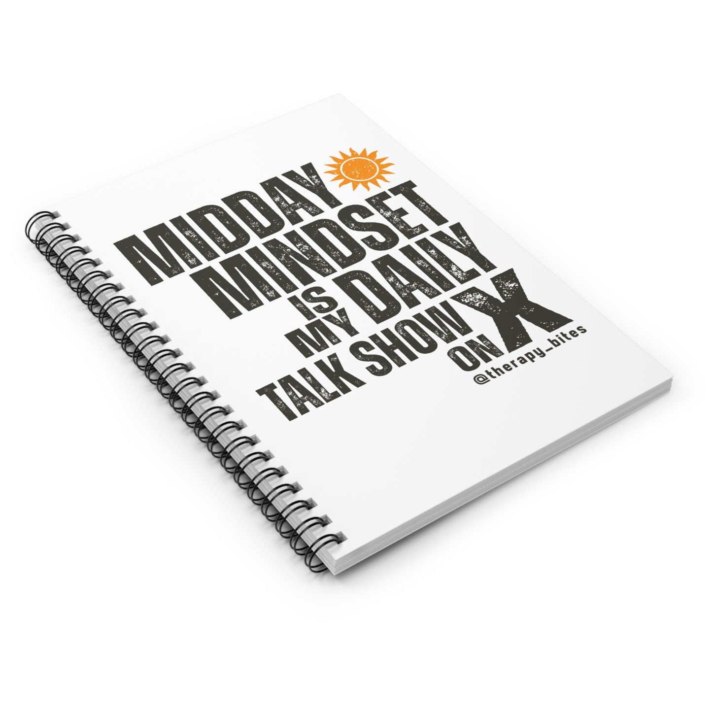 Midday Mindset Spiral Notebook