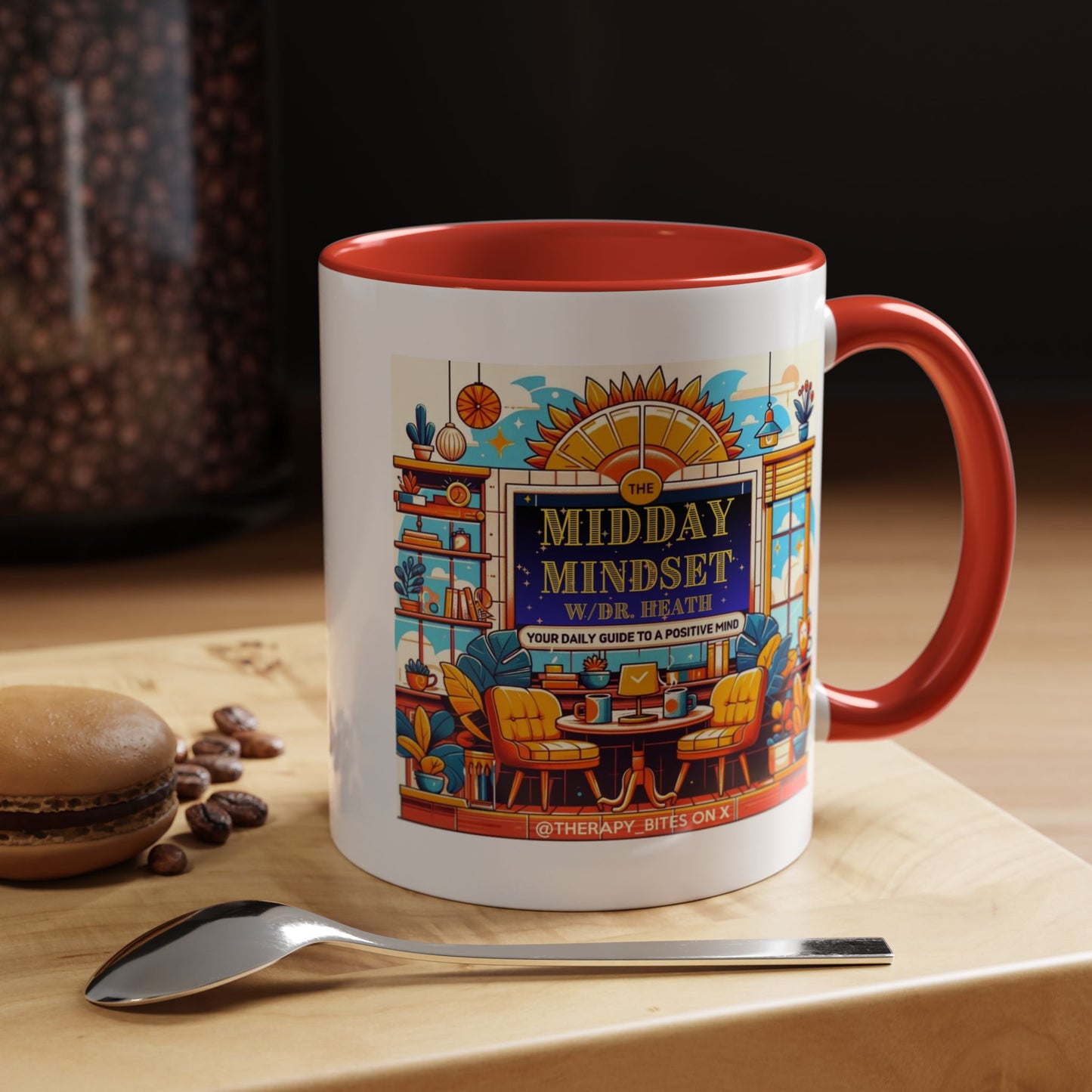 Midday Mindset Coffee Mug - Positive Vibes for Daily Motivation