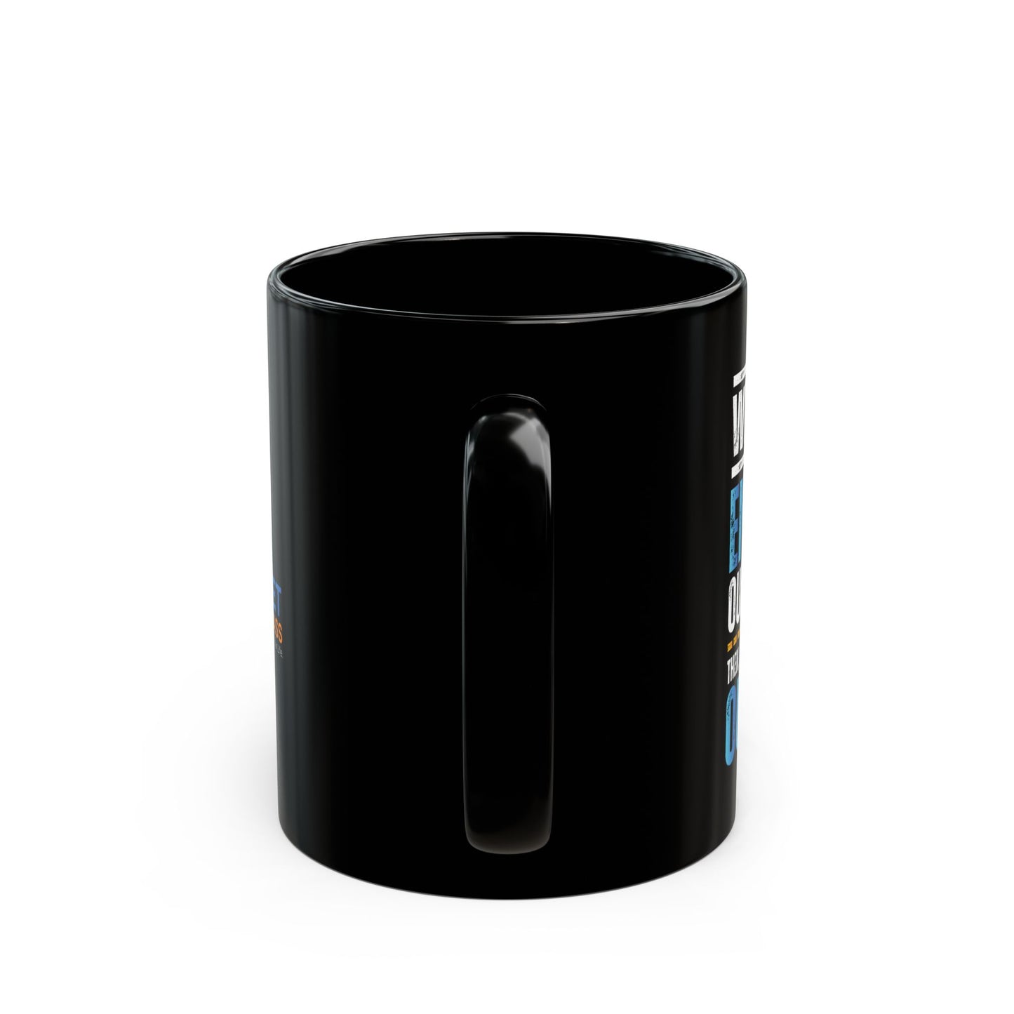 We First Engineer our thought Black Mug