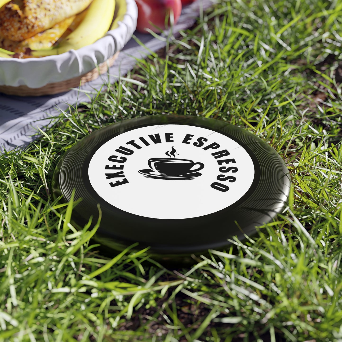 Executive Espresso Frisbee - Fun Outdoor Game for Coffee Lovers