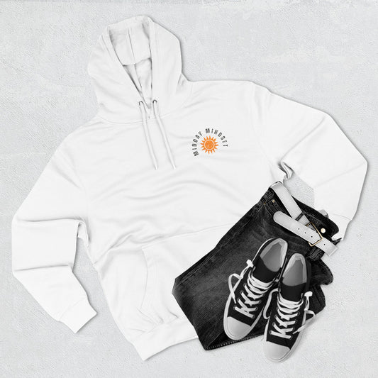 Midday Mindset Fleece Hoodie for Daily Motivation