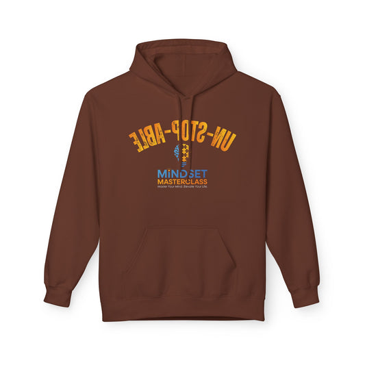 Mindset Masterclass Un-Stop-Able Unisex Fleece Hoodie - Empowering Positivity and Comfort