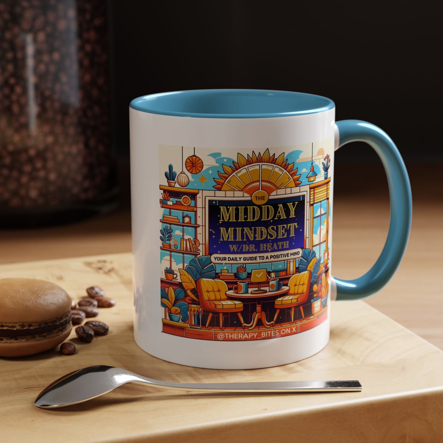 Midday Mindset Coffee Mug - Positive Vibes for Daily Motivation