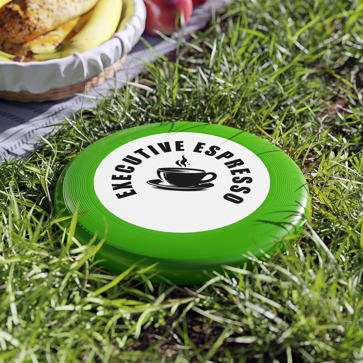 Executive Espresso Frisbee - Fun Outdoor Game for Coffee Lovers