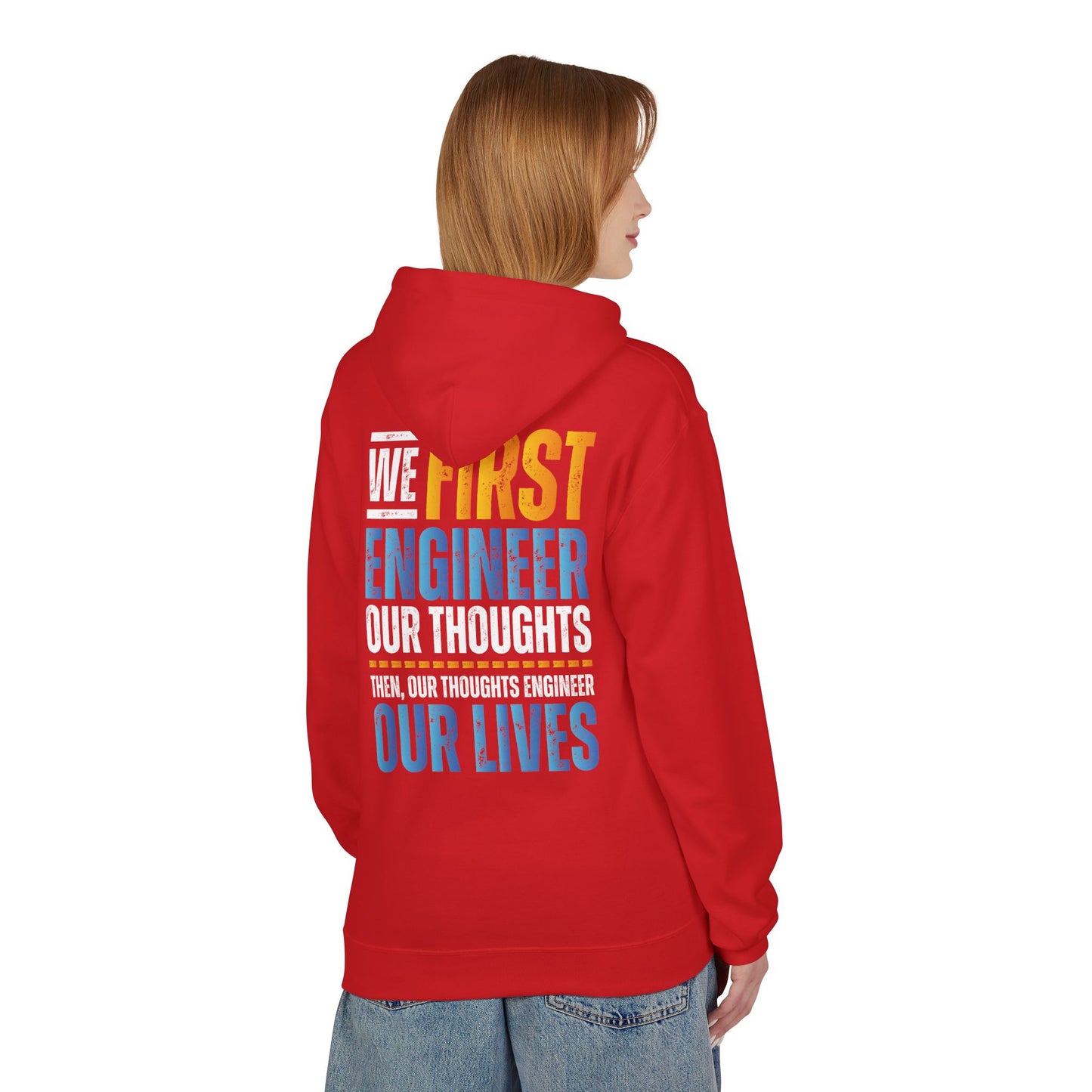 Mindset Matters Unisex Fleece Hoodie - Engineer Your Thoughts