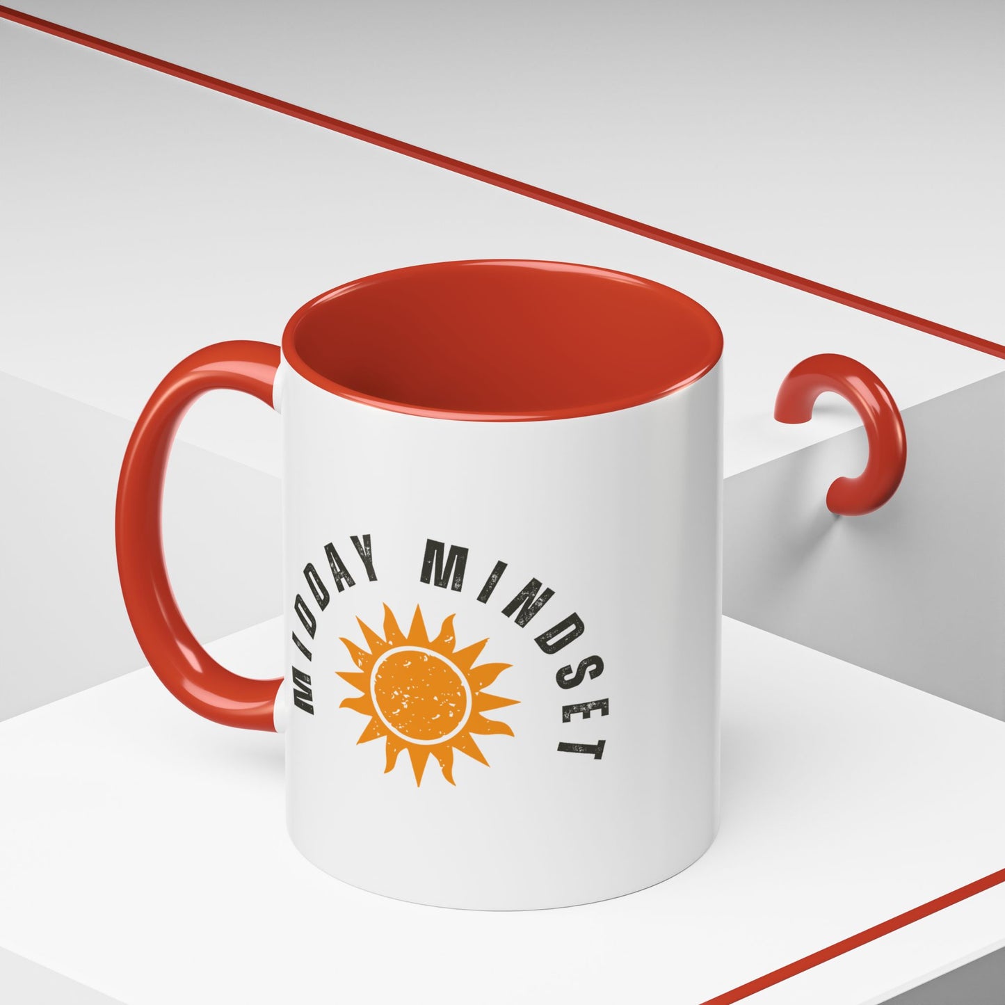 Midday Mindset Coffee Mug - Positive Vibes for Daily Motivation