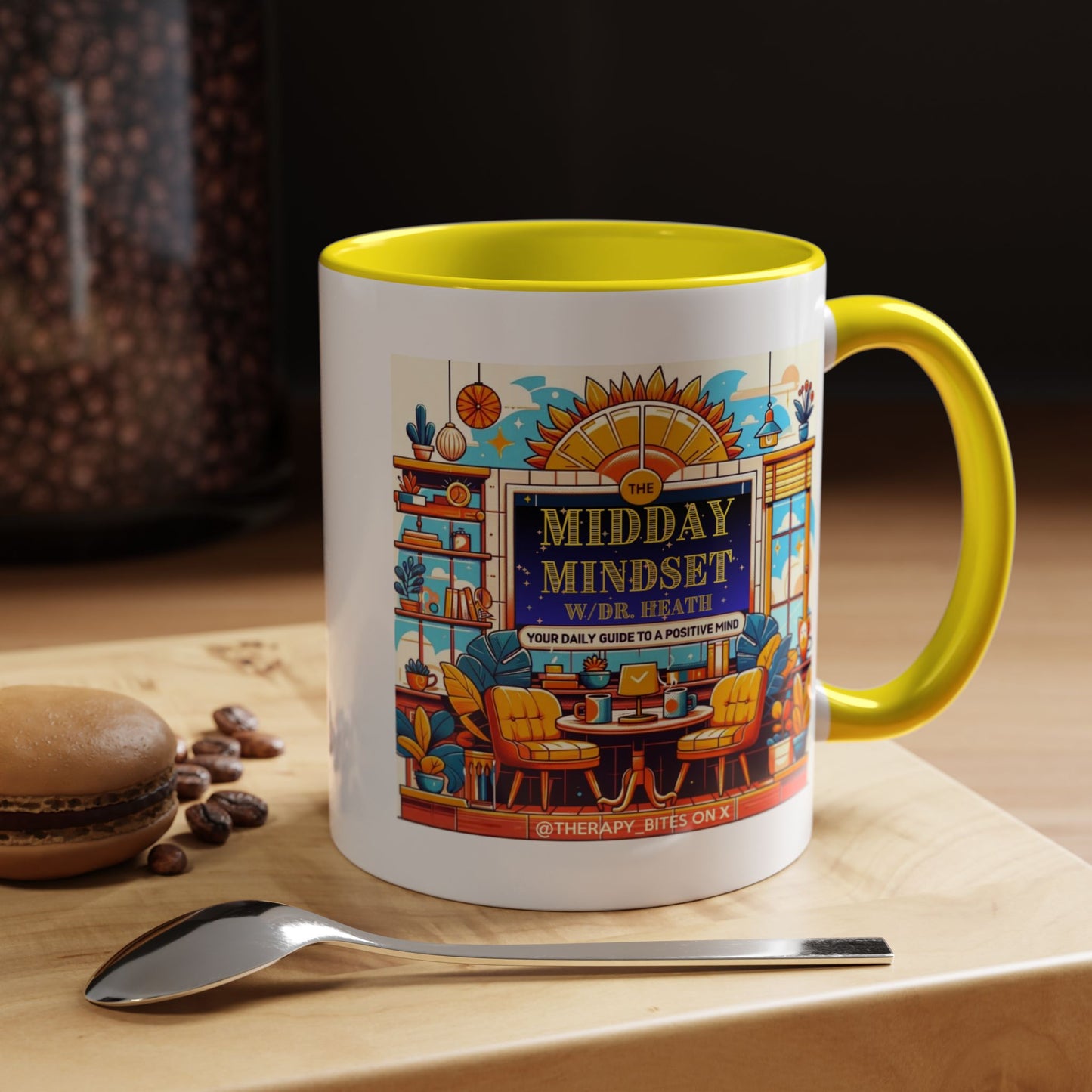 Midday Mindset Coffee Mug - Positive Vibes for Daily Motivation