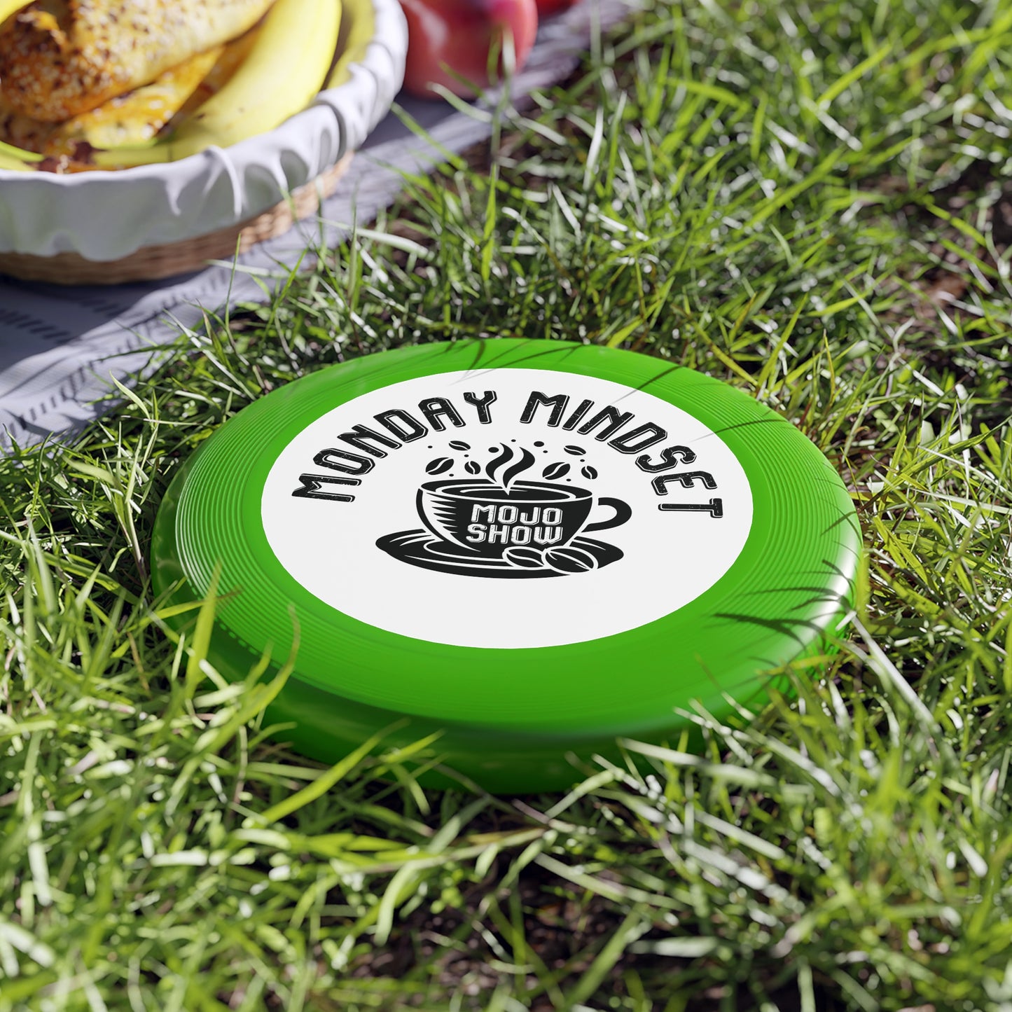 Monday Mindset Mojo Show Frisbee - Fun Outdoor Flying Disc for All Ages
