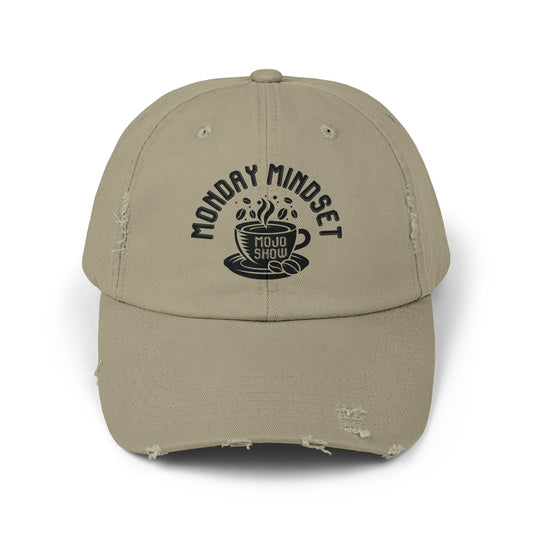 Monday Mindset Mojo Show Unisex Distressed Cap