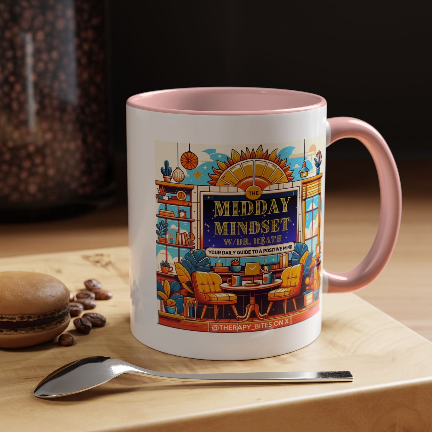 Midday Mindset Coffee Mug - Positive Vibes for Daily Motivation