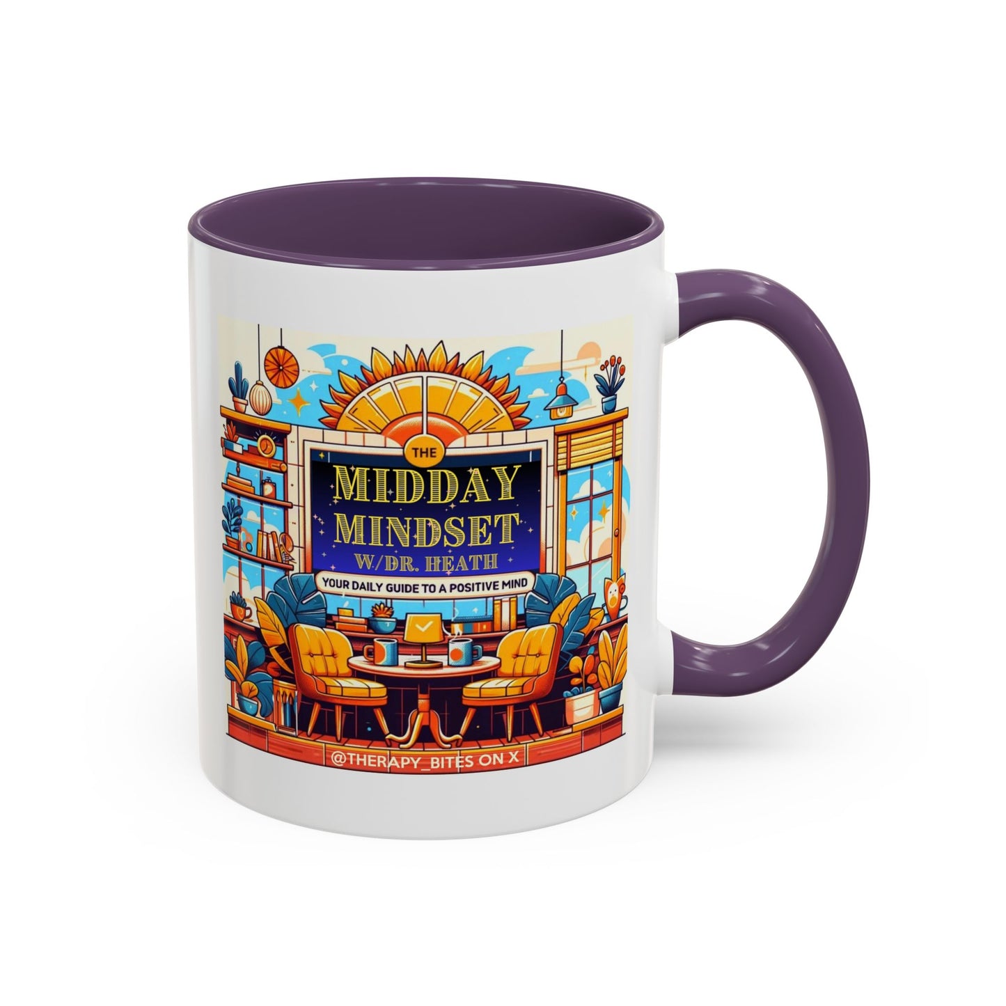 Midday Mindset Coffee Mug - Positive Vibes for Daily Motivation