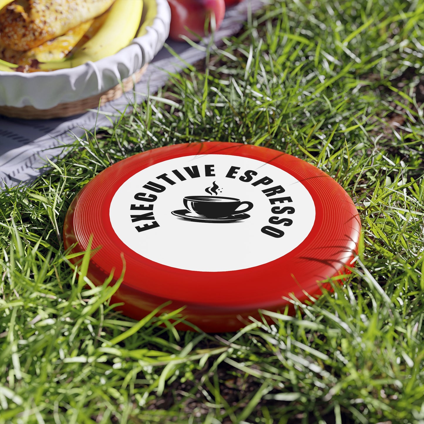 Executive Espresso Frisbee - Fun Outdoor Game for Coffee Lovers