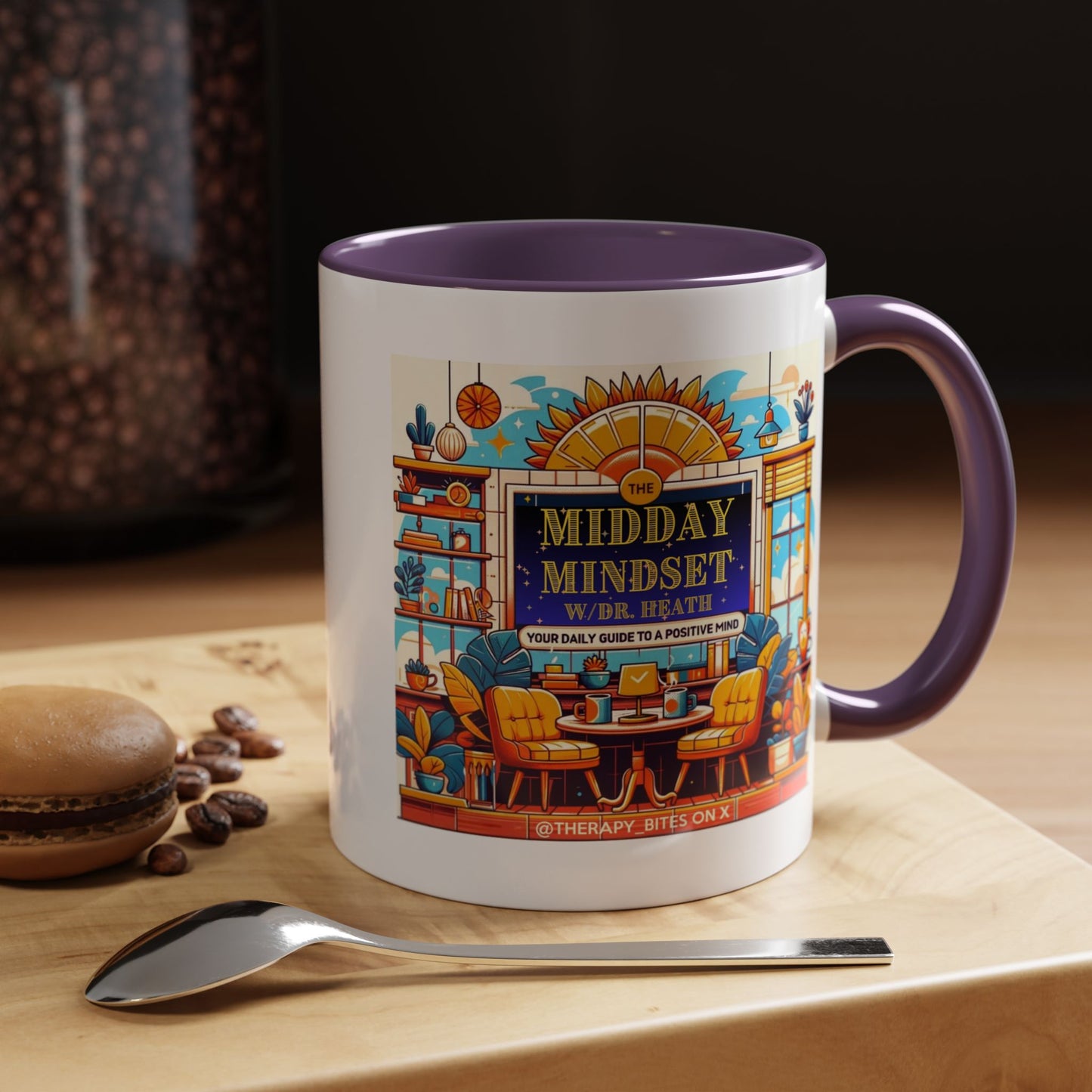Midday Mindset Coffee Mug - Positive Vibes for Daily Motivation