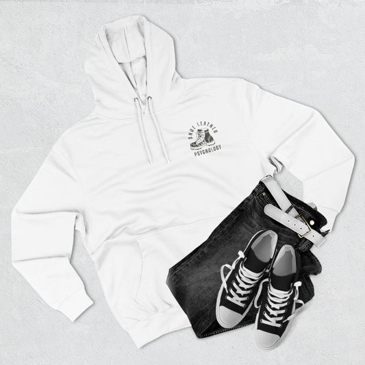 Shoe Leather Psychology Fleece Hoodie | Perfect Gift for Psychology Enthusiasts