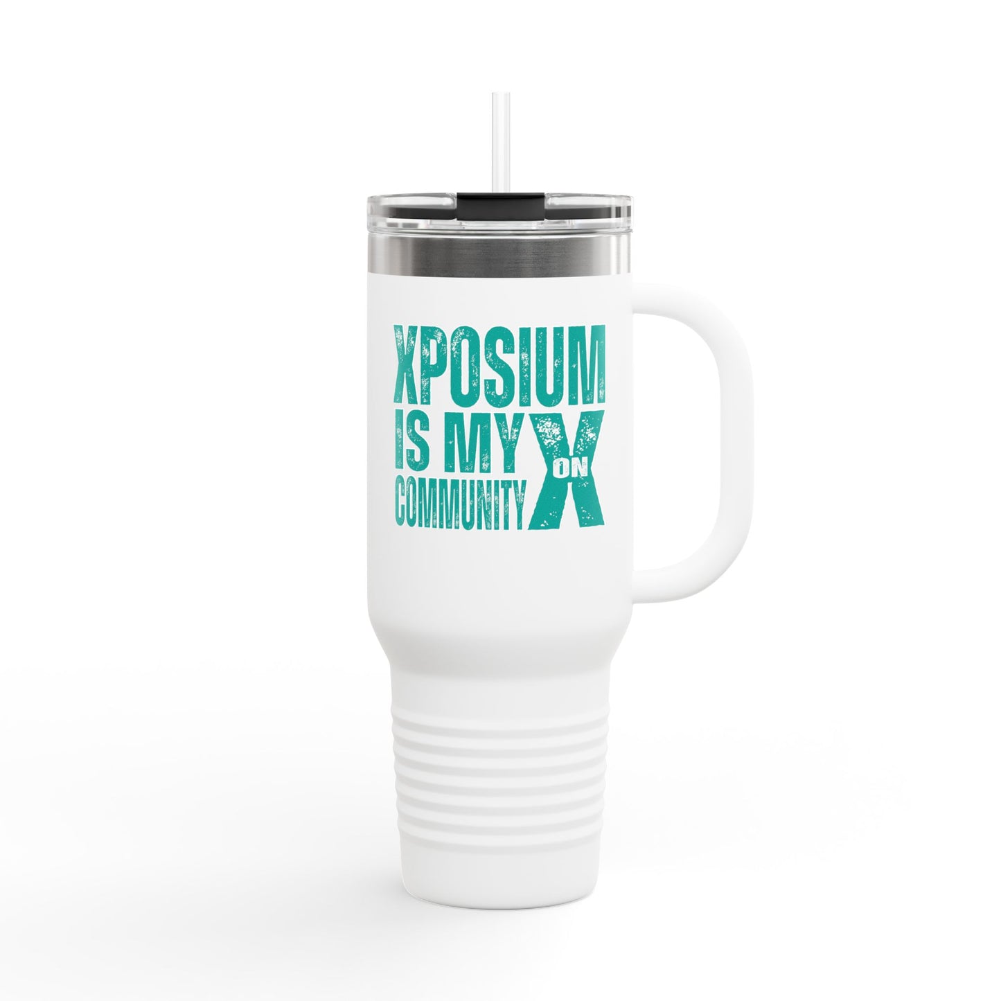 Xposium Journey Insulated Travel Mug, 40oz – Motivational Drinkware for On-the-Go