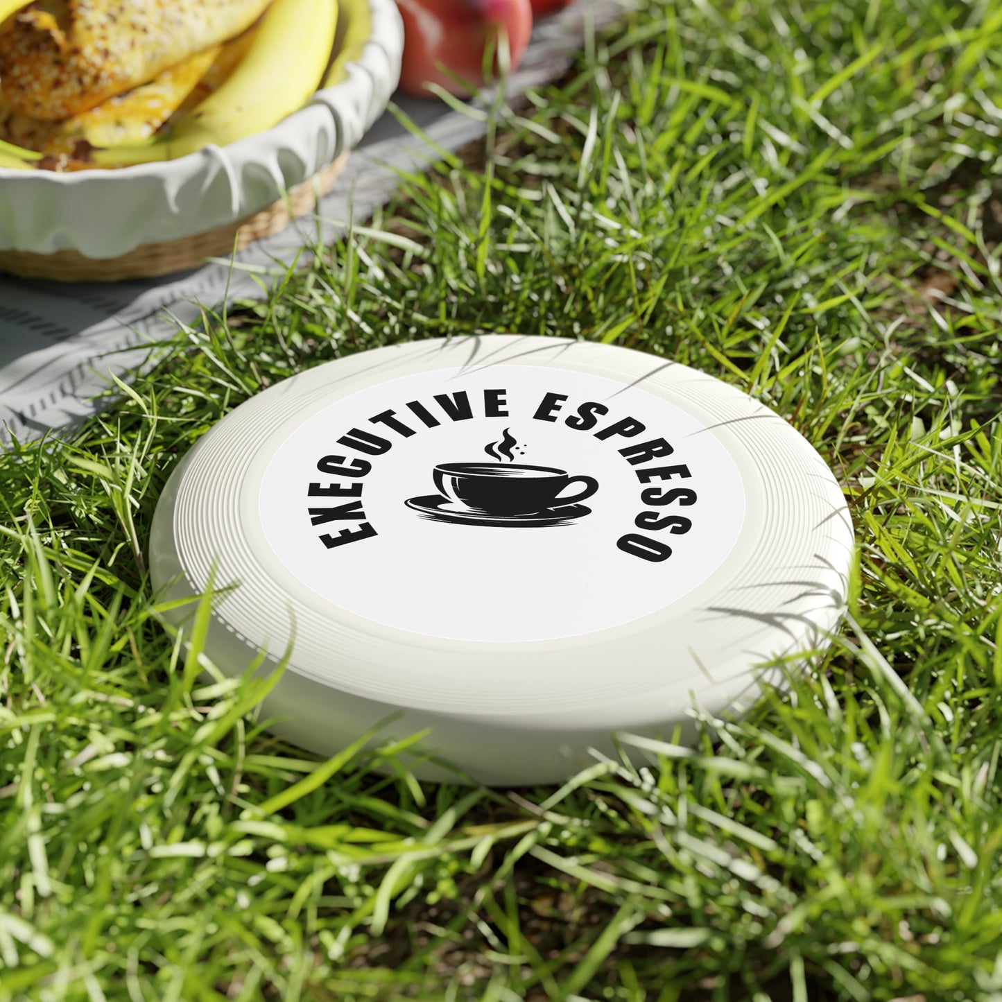 Executive Espresso Frisbee - Fun Outdoor Game for Coffee Lovers