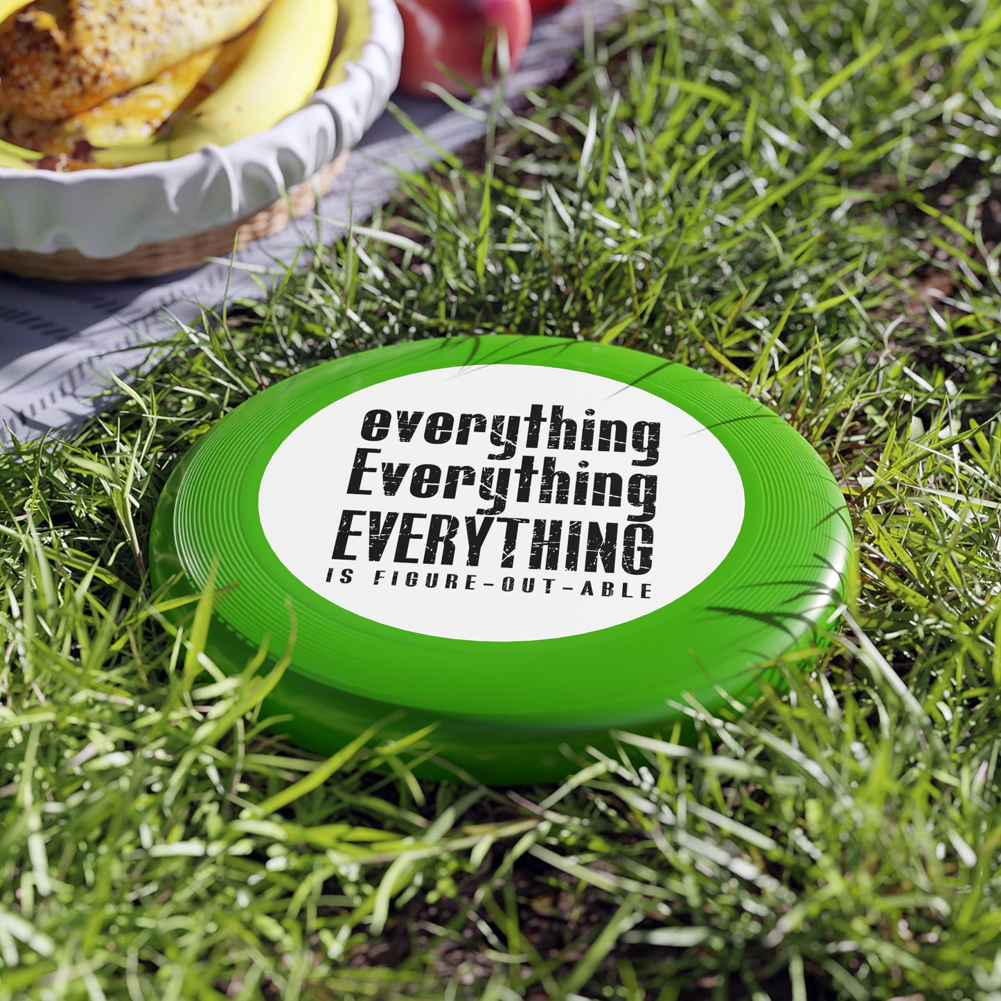 Inspirational Frisbee – 'Everything is Figure-Out-Able'