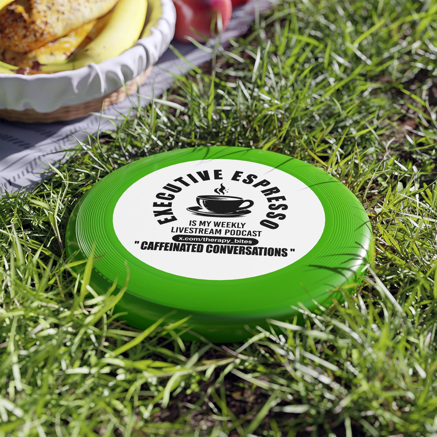 Executive Espresso Frisbee - Fun Outdoor Game for Coffee Lovers