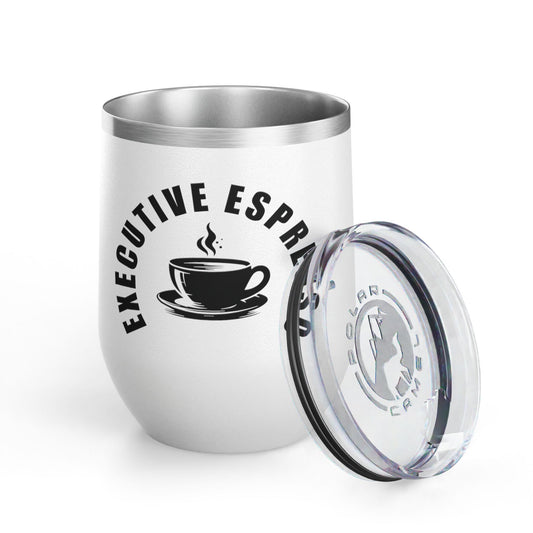 Executive Espresso 12oz Wine Tumbler - Gift for Coffee Lovers