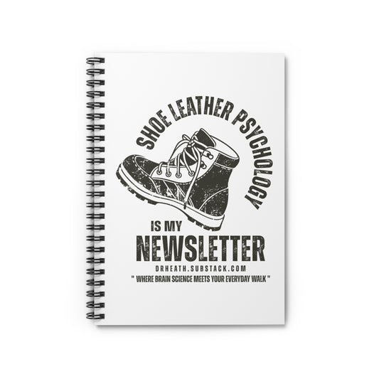 Shoe Leather Psychology Spiral Notebook