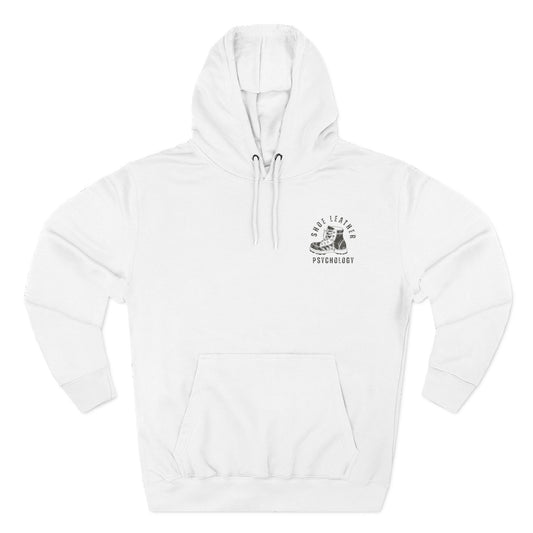 Shoe Leather Psychology Fleece Hoodie | Perfect Gift for Psychology Enthusiasts