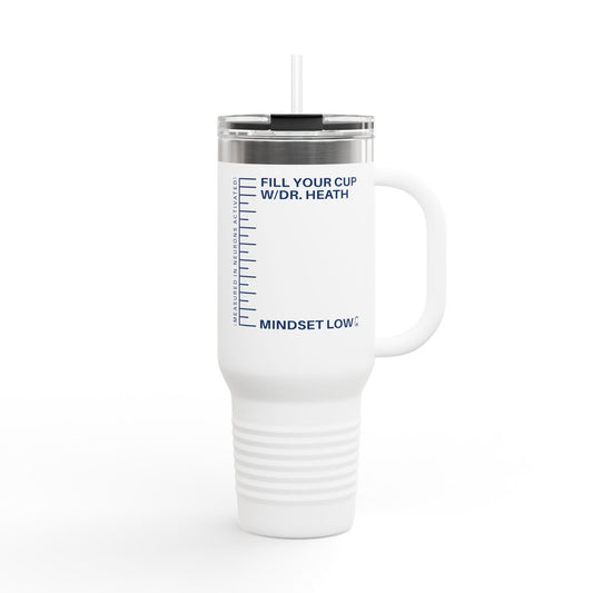 Mindset Journey Insulated Travel Mug, 40oz – Motivational Drinkware for On-the-Go