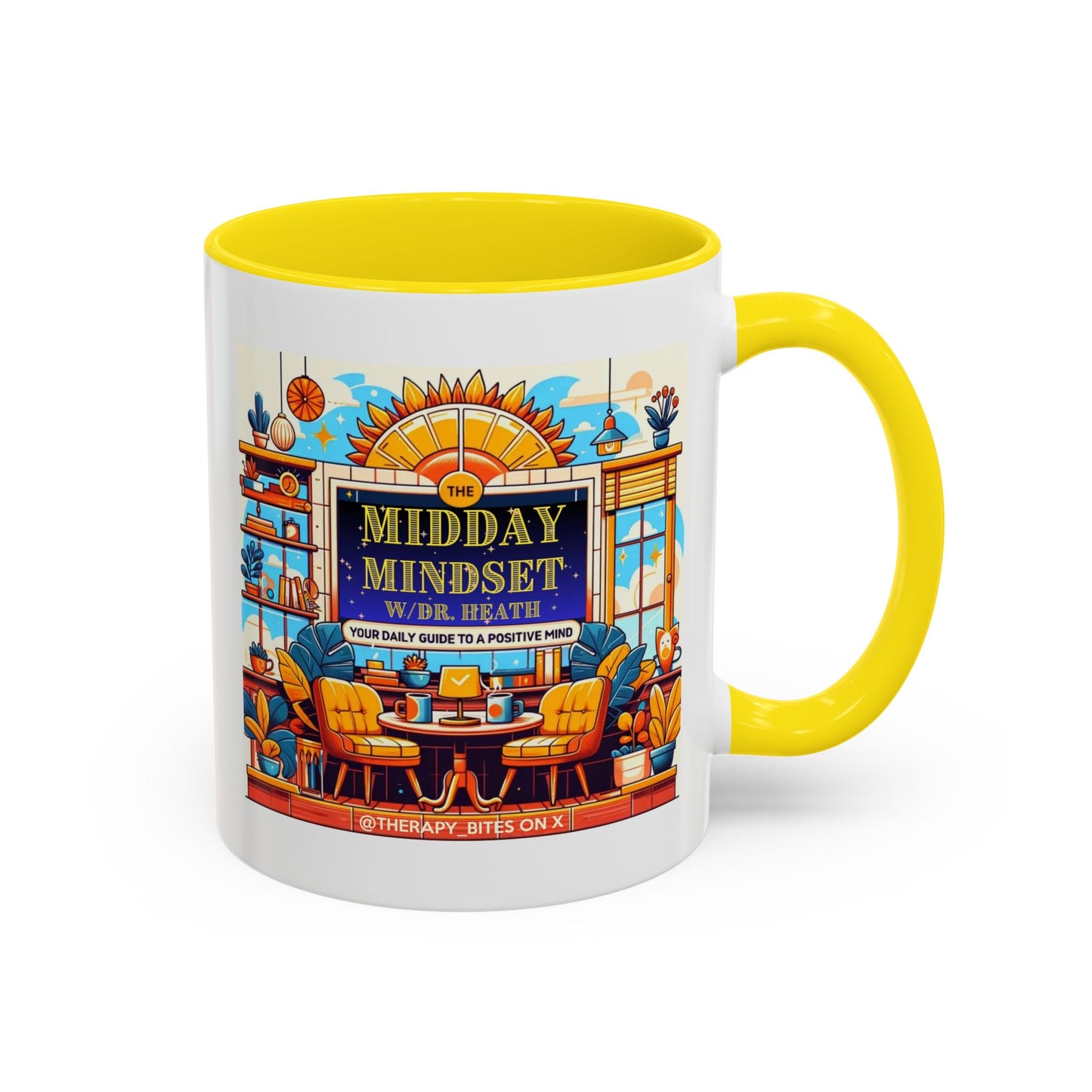 Midday Mindset Coffee Mug - Positive Vibes for Daily Motivation