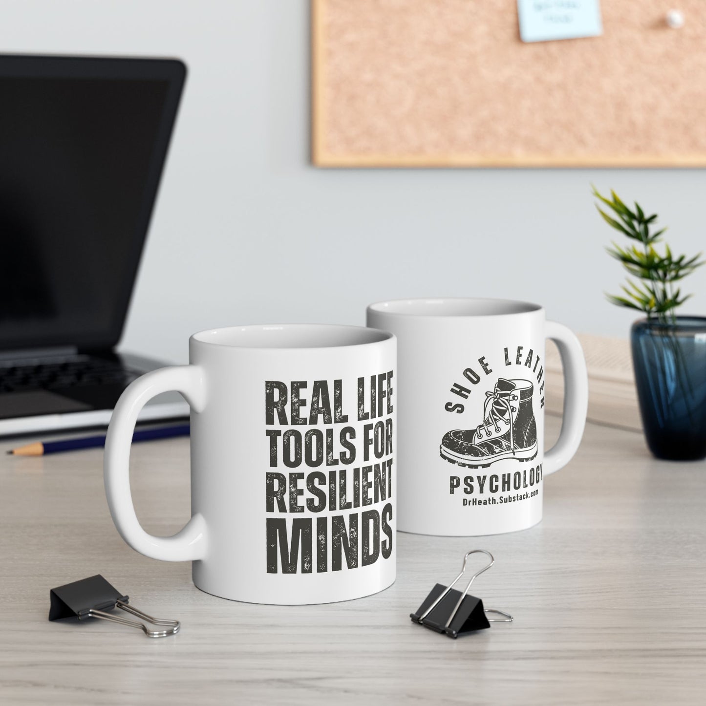 Shoe Leather Psychology Ceramic Mug