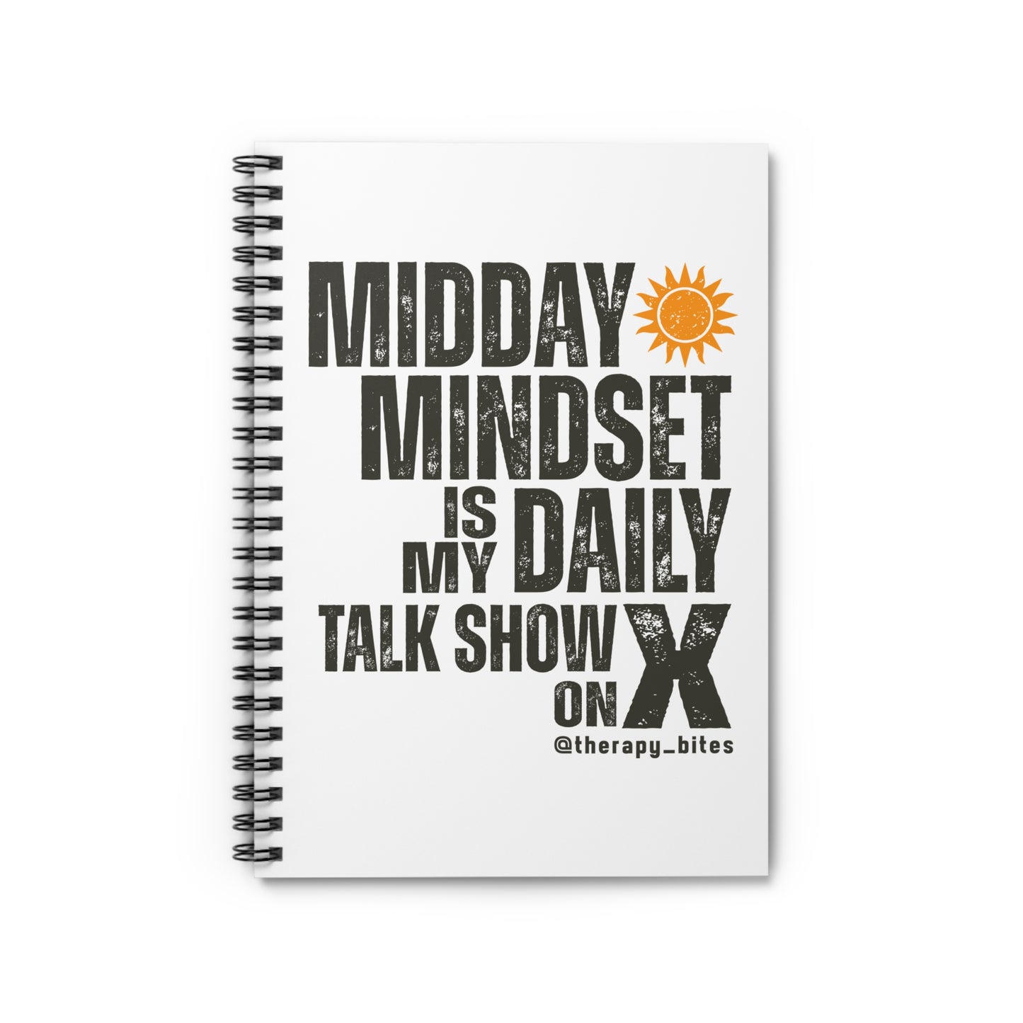 Midday Mindset Spiral Notebook
