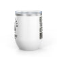 Shoe Leather Psychology Wine Tumbler - 12oz Insulated Cup for Adventure Lovers