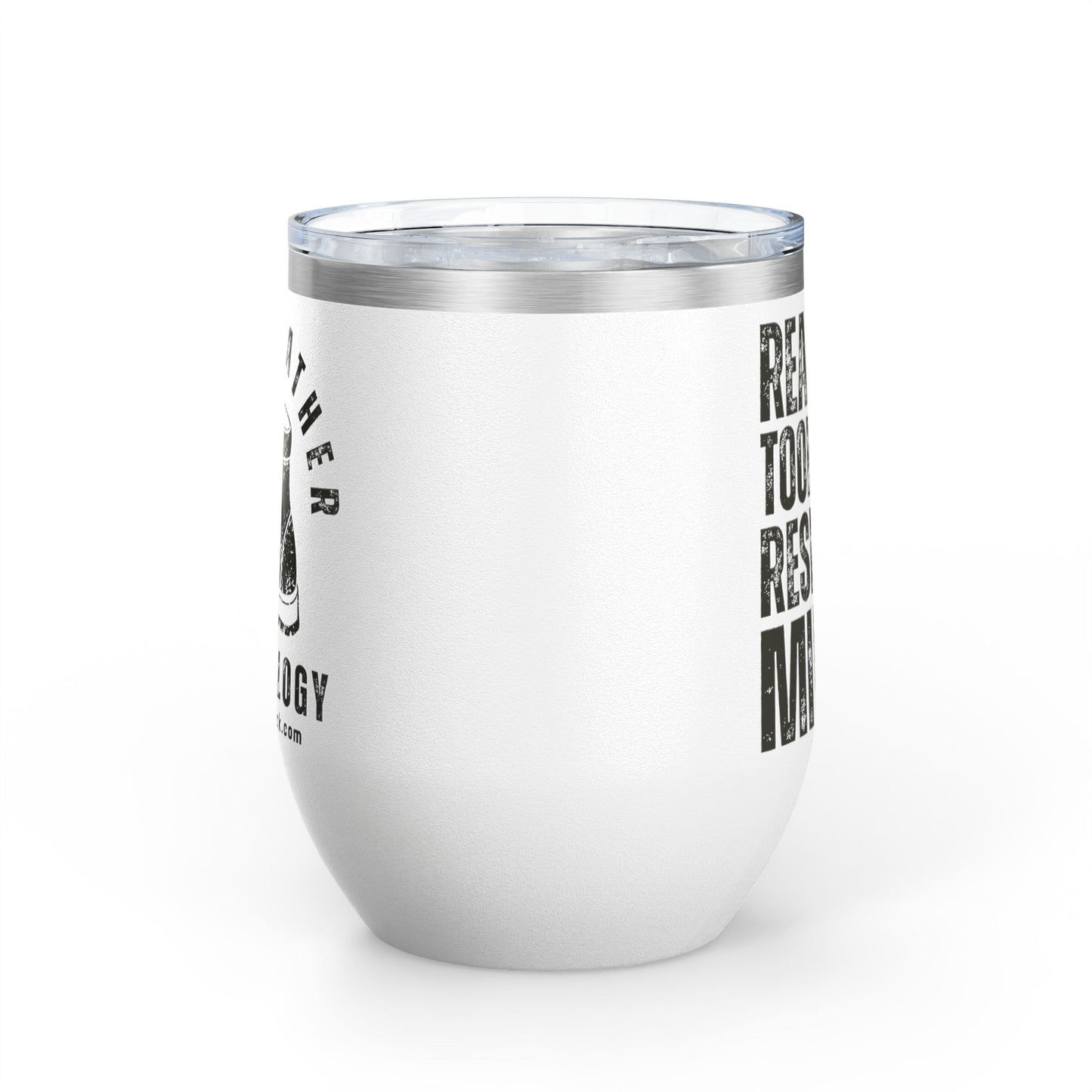 Shoe Leather Psychology Wine Tumbler - 12oz Insulated Cup for Adventure Lovers