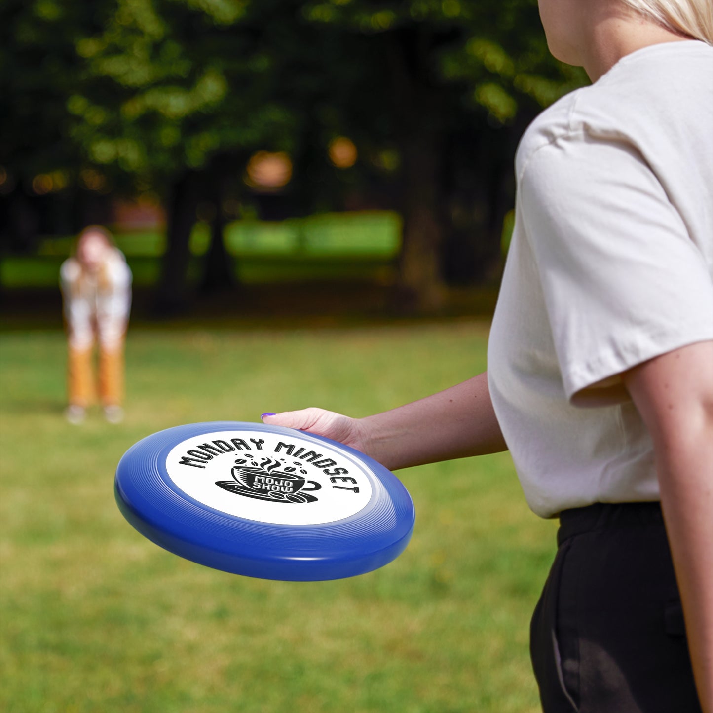 Monday Mindset Mojo Show Frisbee - Fun Outdoor Flying Disc for All Ages