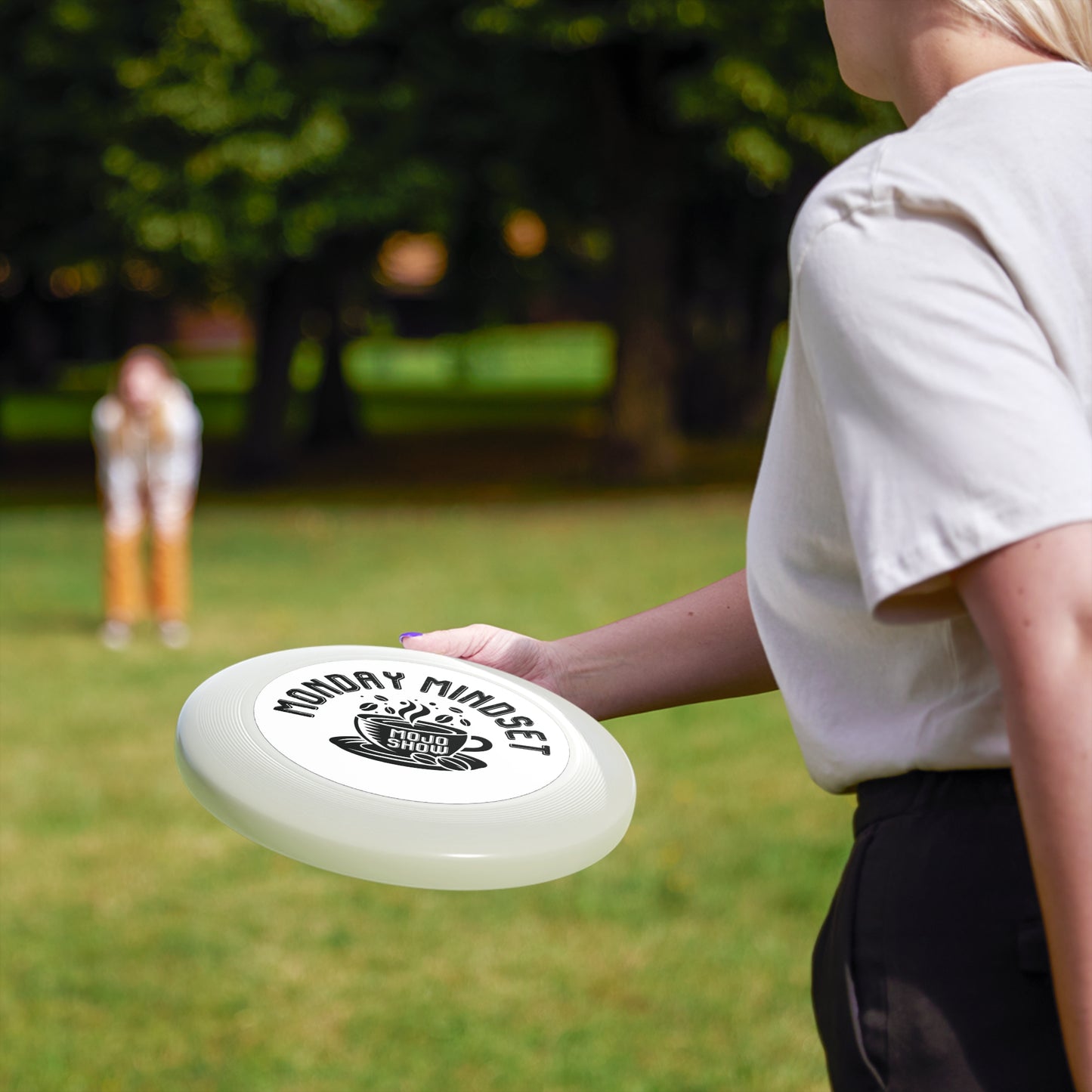 Monday Mindset Mojo Show Frisbee - Fun Outdoor Flying Disc for All Ages