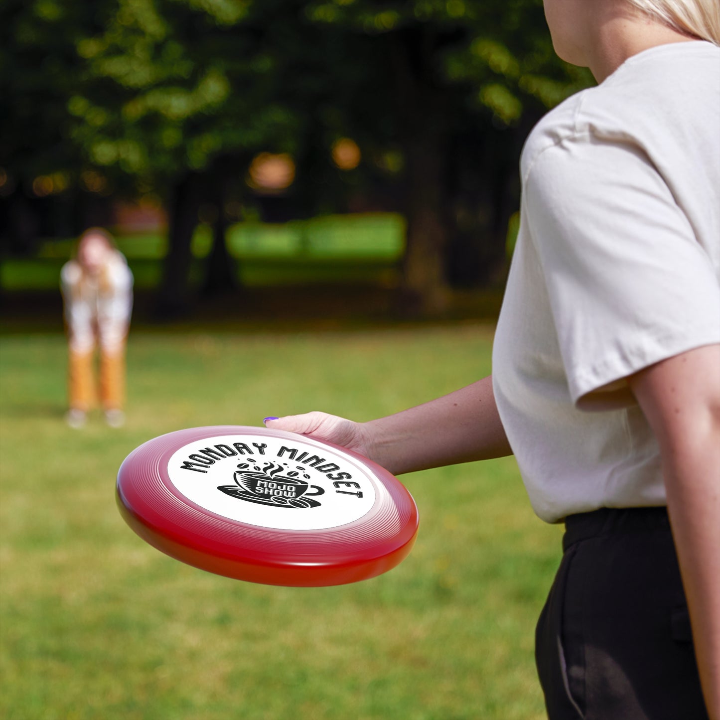 Monday Mindset Mojo Show Frisbee - Fun Outdoor Flying Disc for All Ages