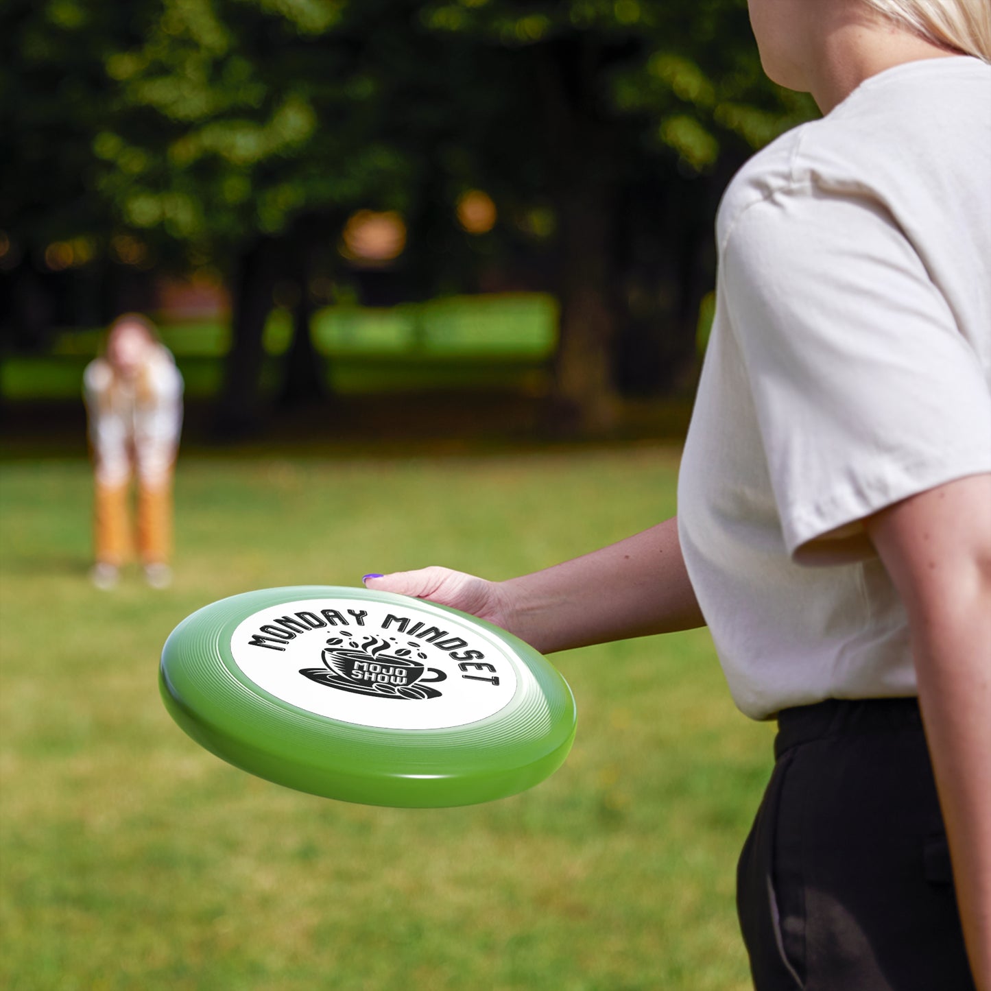 Monday Mindset Mojo Show Frisbee - Fun Outdoor Flying Disc for All Ages