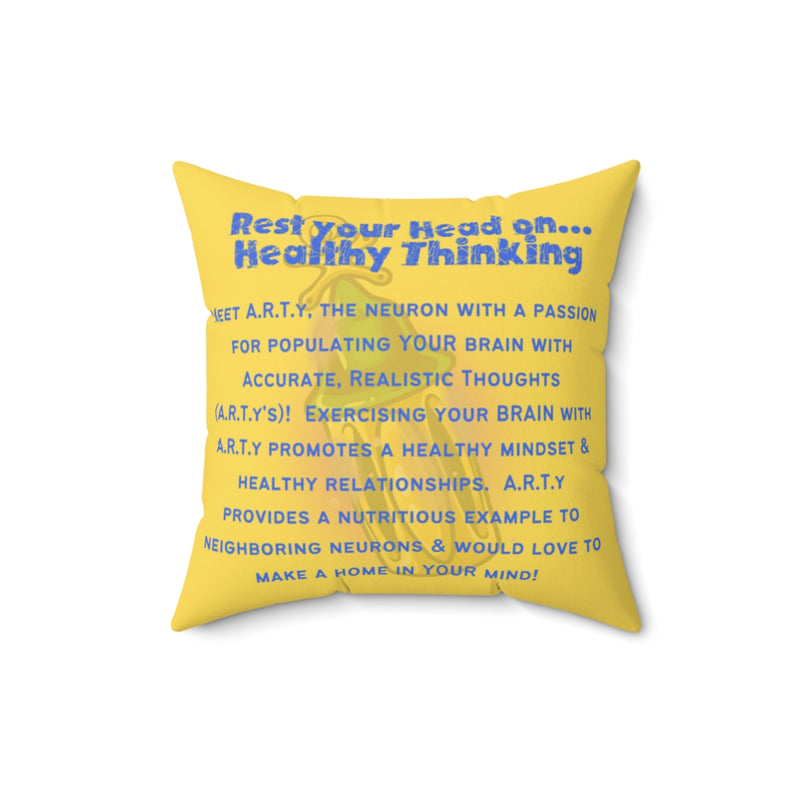 A.R.T.y Spun Polyester Square Pillow