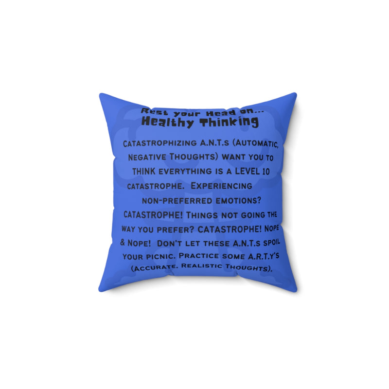 Catastrophizing A.N.T. Polyester Square Pillow