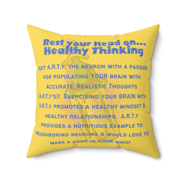 A.R.T.y Spun Polyester Square Pillow