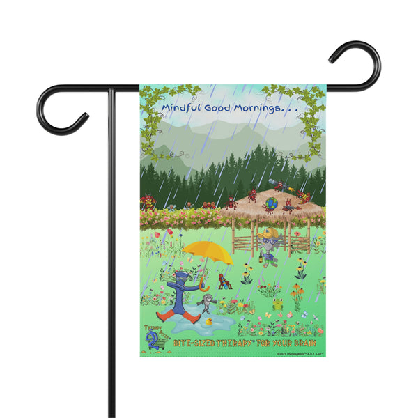 Spring Mindful Good MorningsTherapyBites™ Garden & House Banner