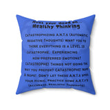 Catastrophizing A.N.T. Polyester Square Pillow