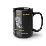 Anger Grey Herring Black Mug, 15oz