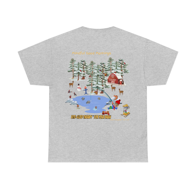 Winter Mindful Good Morning Unisex Heavy Cotton Tee