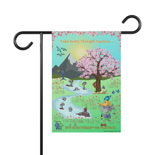 Take Every Thought Captive TherapyBites™ Garden & House Banner