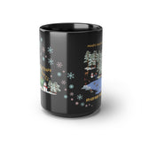 Winter Mindfulness 2022 Black Mug, 15oz