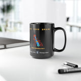 Under-Thinking A.N.T. Black Mug, 15oz