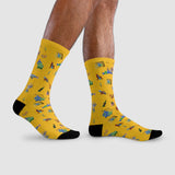 TherapyBites™ Sublimation Crew Socks