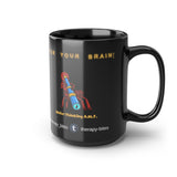 Under-Thinking A.N.T. Black Mug, 15oz